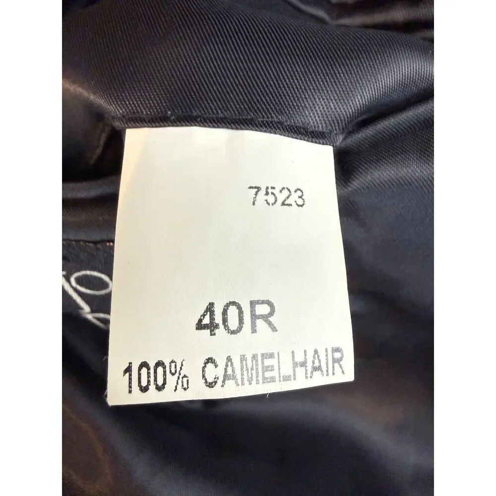 Jos. A. Bank Men Black 100% Camel Hair Sport Coat Blazer 40R Career Academia